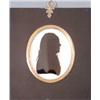 Image 1 : Charles Rosenberg (1745-1844) Silhouette painted on convex glass, plaster backed Unknown gentlema...