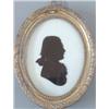 Image 1 : Richard Jorden, (fl.c.1779-c.1785) Silhouette painted on glass, plaster backed Unknown gentleman...