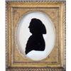 Image 1 : Charles Rosenberg (1745-1844) Silhouette painted on glass Unknown gentleman Head and shoulder in...
