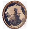 Image 1 : Francis Torond (c.1743-1812) Silhouette painted on card Unknown lady, seated at a table, feeding...