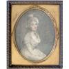 Image 1 : Attributed to Hugh Douglas Hamilton (1739-1808) Pen, ink and coloured chalks on grey paper Portra...