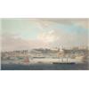 Image 1 : Yonqua- Anglo Chinese School, c.1850 Oil on canvas A view of the Hongs at Canton, with the Swedis...