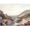 Image 1 : French School, circa 1820 Oil on canvas Thiers, a town in the Puy de Dome with a river in a gorge...