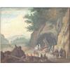 Image 1 : 16th/17th century Flemish School of Jan Brueghel Oil on copper A blacksmith by a cave, with figur...