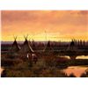 Image 1 : Indian Encampment at Dusk by Coleman, Michael
