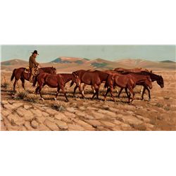 When the Round-Up's Over by Fellows, Fred