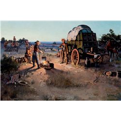Daybreak Doings in a Cow Camp by Boren, James