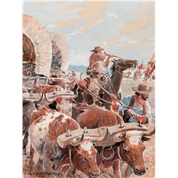 The Wagon Master by Eggenhofer, Nicholas