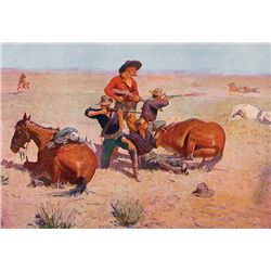 Remington's Four Best Paintings by Remington, Frederic