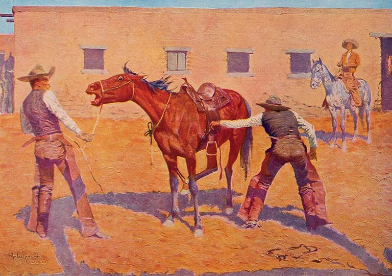 Remington’s Four Best Paintings by Remington, Frederic