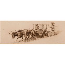 Mexican Carreta by Borein, Edward