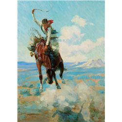 Bucking Bronco, 1913 by Gollings, William