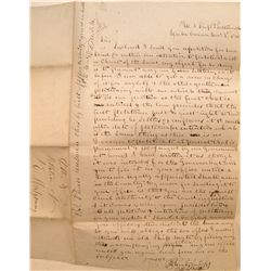 1846 petition of J. E. Montgomery from U. S. S. Portsmouth in Yerba Buena.