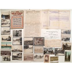 Assorted California ephemera