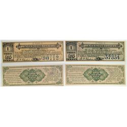 Denver, Colorado 1917 Lottery Tickets