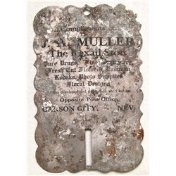 J. A. Muller advertising piece