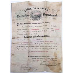 Governor Tasker Oddie appointment