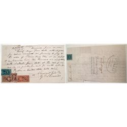 RARE revenue stamped IOU document