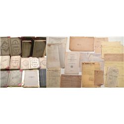 19 Winnemucca Mercantile Store journals.