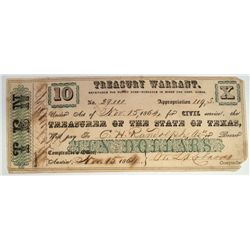 Treasury Warrant
