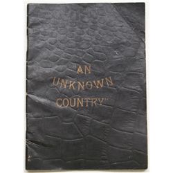 Rare 1890's Wyoming advertising booklet with map