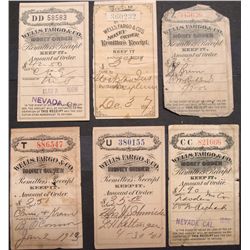 California Wells Fargo money order receipts