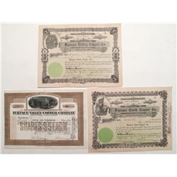 Three Furnace Valley Stocks circa 1908