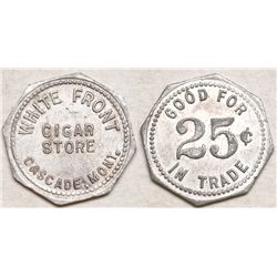 White Front Cigar Store from Cascade, Montana