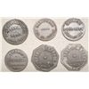 Image 1 : Six Oklahoma tokens
