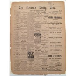 Arizona Daily Star: October 13, 1880