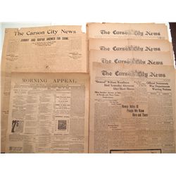 Carson City newspaper collection