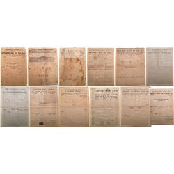 Goldfield newspaper collection