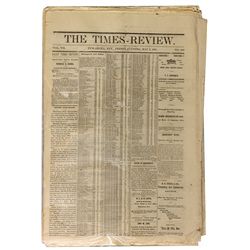 1881 Tuscarora newspaper collection