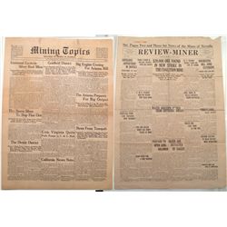 Pershing County newspapers: Unionville & Lovelock