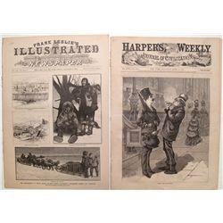 Leslie Illustrated (1886) and Harper's Weekly (1874)
