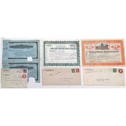 Nevada Mining: 4 Tonopah mines: Covers and Stocks