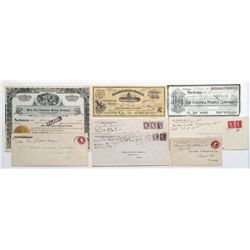 Nevada Mining: 3 Comstock mines: Covers and Stocks