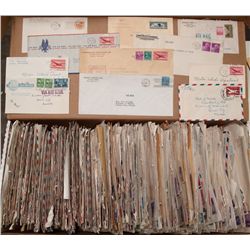 About 800 1940's covers - 1/3 are air mail
