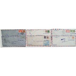 Six 1941 international First Flight Cover collection