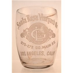 Santa Rosa Vineyard Co. shot glass