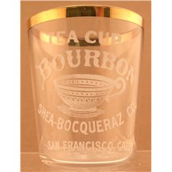 Tea Cup Bourbon shot glass
