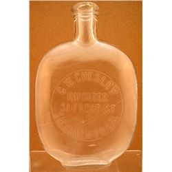Chesley pumpkin seed whiskey bottle.