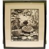 Image 1 : Dat So La Lee at work in enlarged photograph in frame