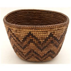 Indian basket: Northwest Coast, Klickitat or Salish