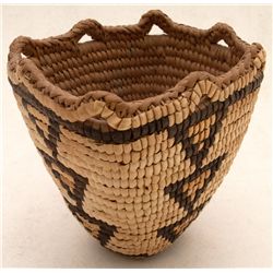 Indian basket: Northwest Coast, likely Klickitat