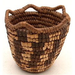 Indian basket: Northwest Coast, likely Klickitat