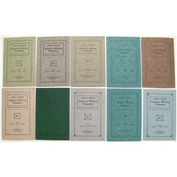 Set of Amparo Mining Company yearly reports