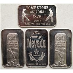 3 Tombstone and 1 Nevada ingots