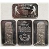 Image 1 : 3 Tombstone and 1 Nevada ingots