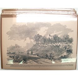 Civil War sketches: Places, 7 pieces